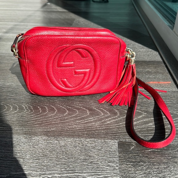 Gucci Red Soho bag - Picture 1 of 6